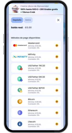 Hacer un depósito